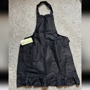 Kids Black Apron